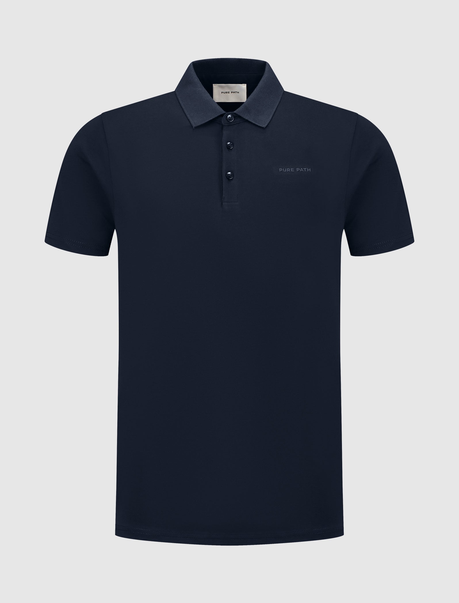 Essential Wordmark Polo | Navy