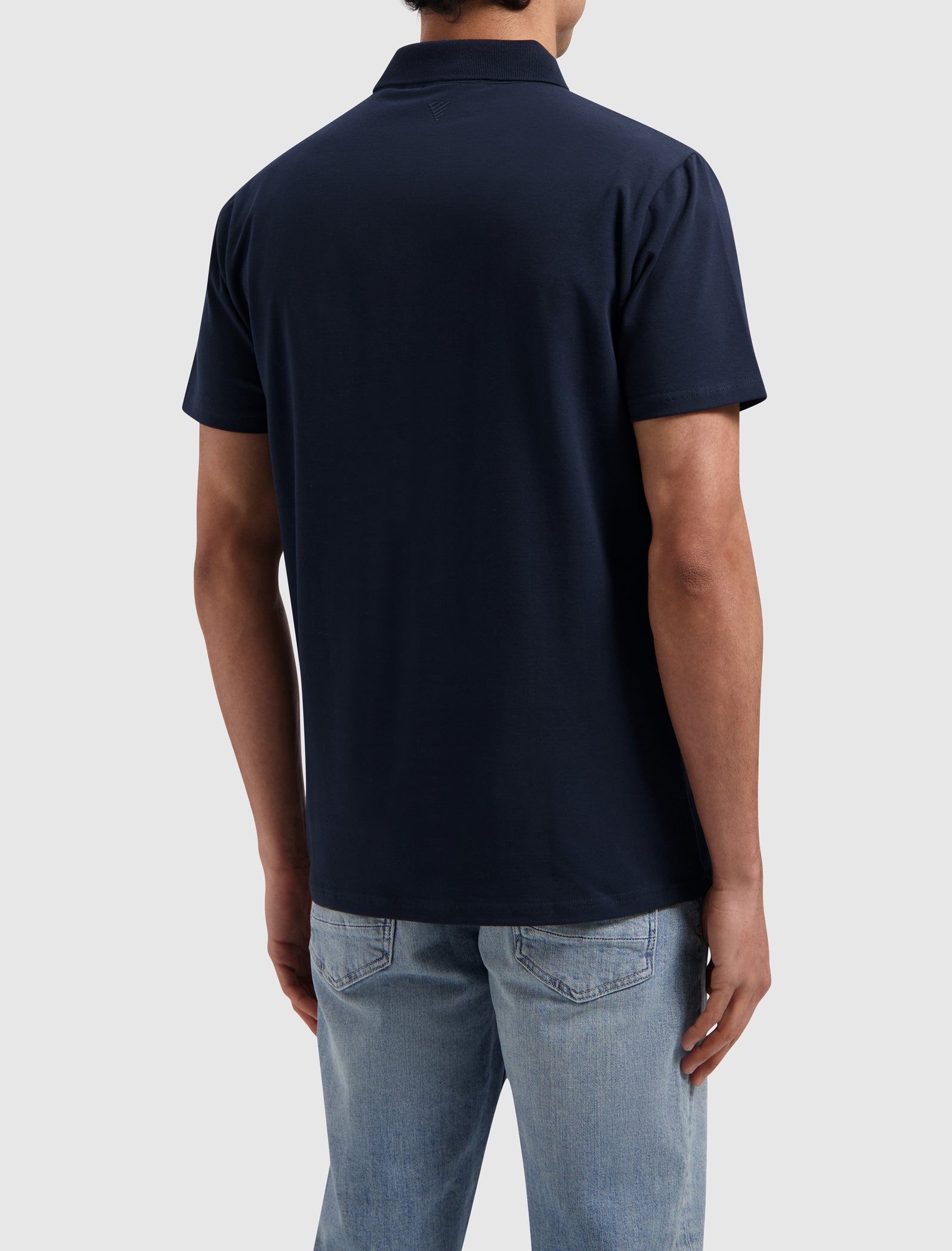 Essential Wordmark Polo | Navy