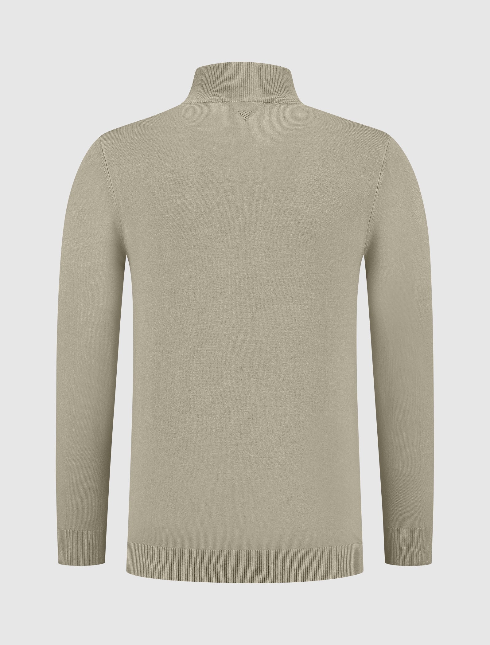 Essential Knitwear Mockneck Sweater | Taupe