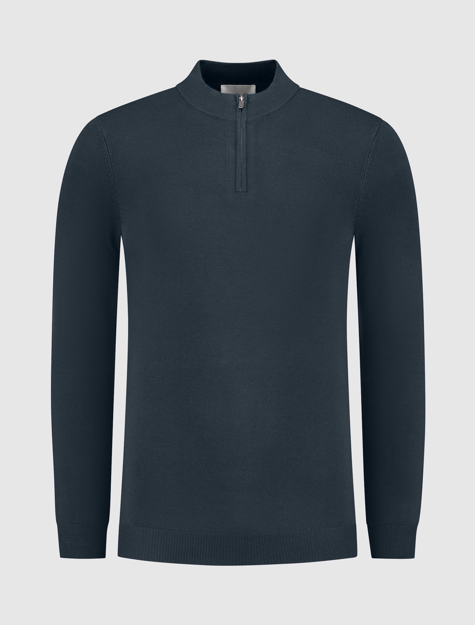 Essential Knitwear Halfzip Sweater | Navy