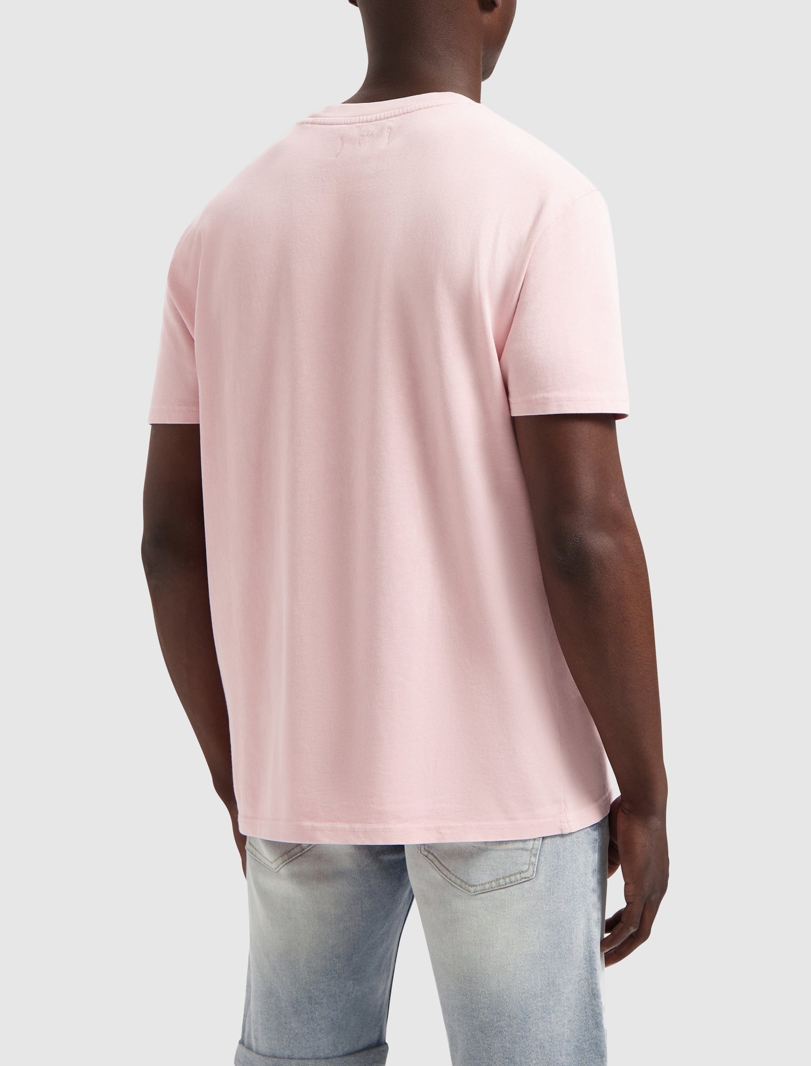 Acid Garment Dye T-shirt | Pink