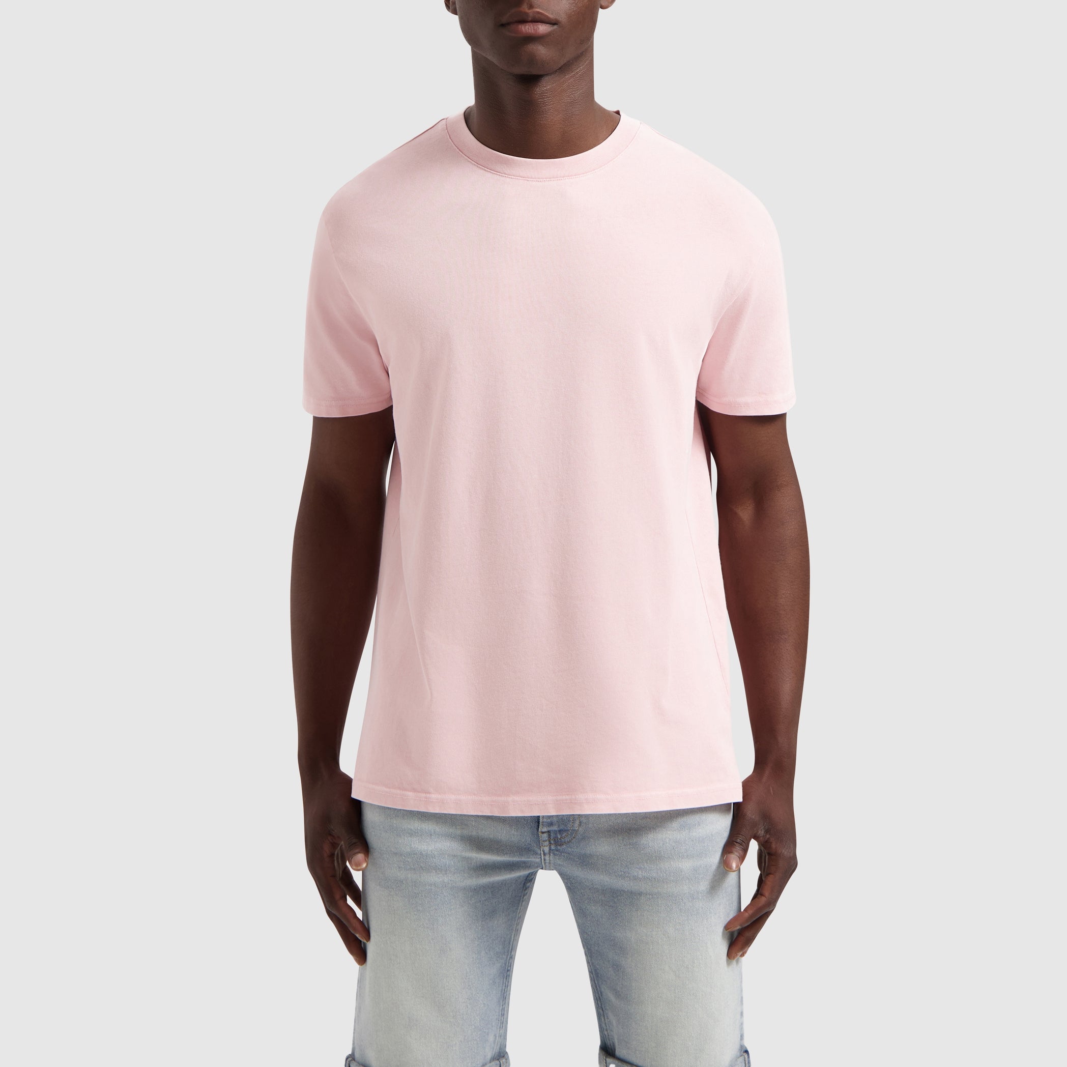 Acid Garment Dye T-shirt | Pink