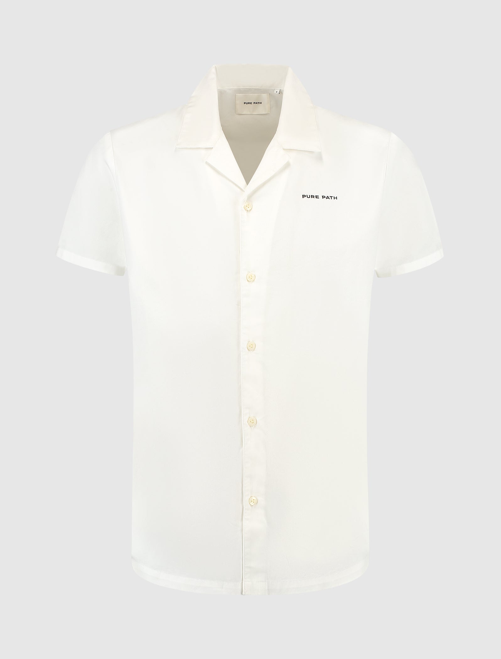 Wordmark Short Sleeve Shirt | White