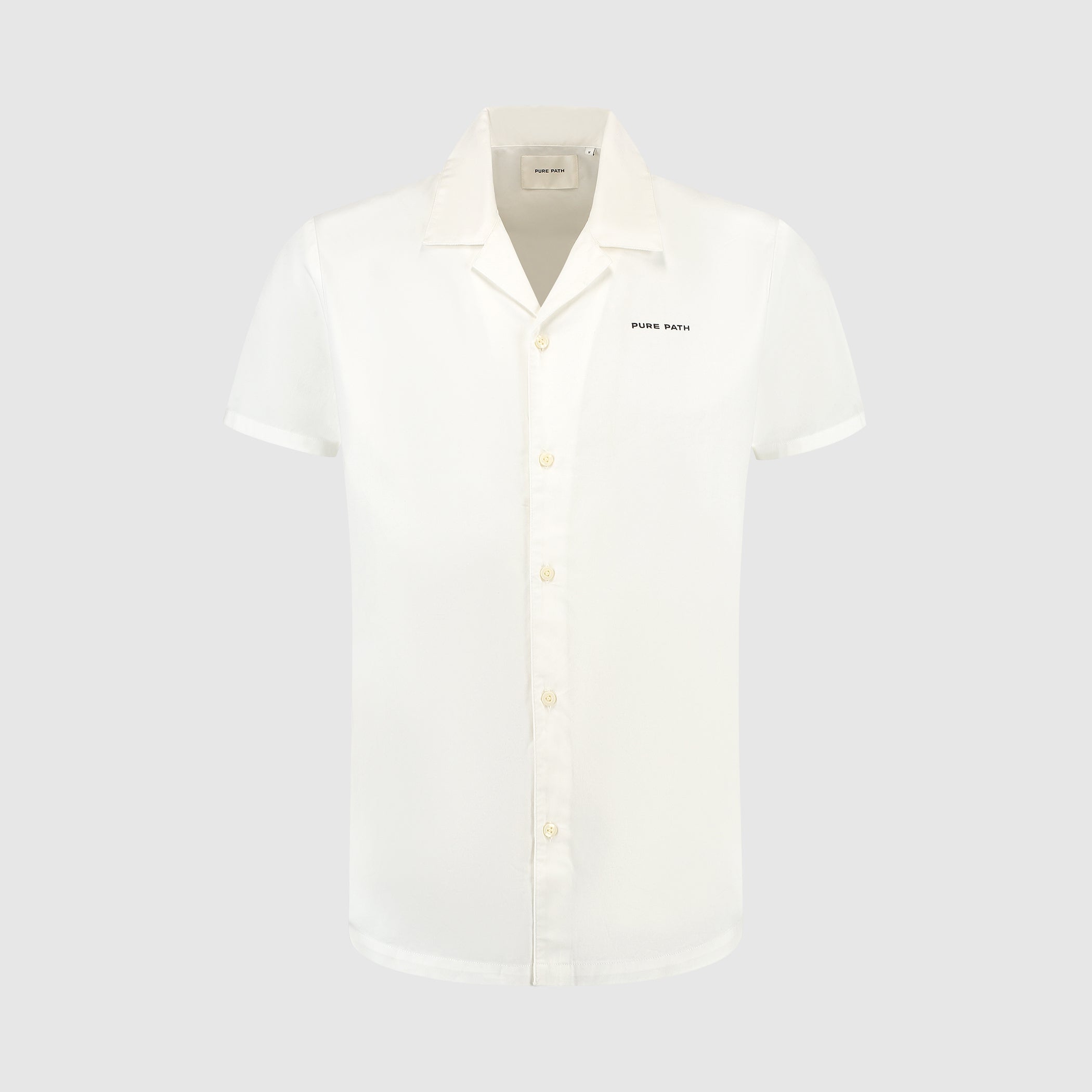 Wordmark Short Sleeve Shirt | White