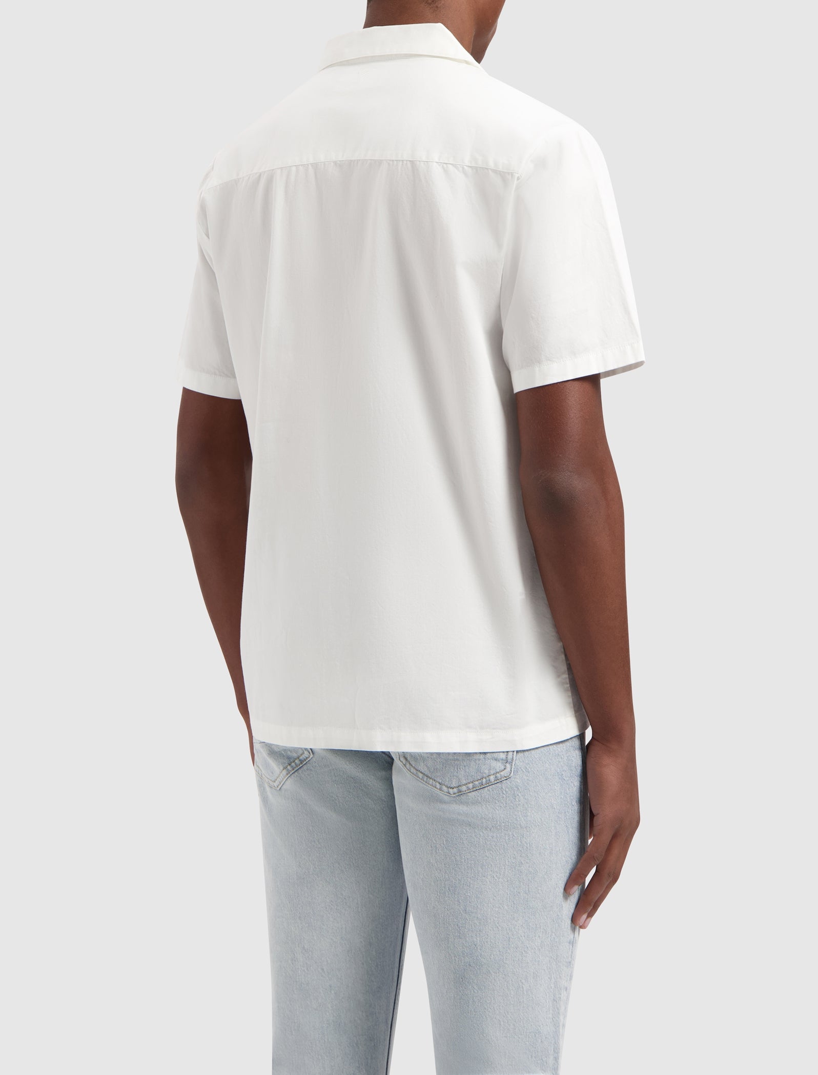 Wordmark Short Sleeve Shirt | White