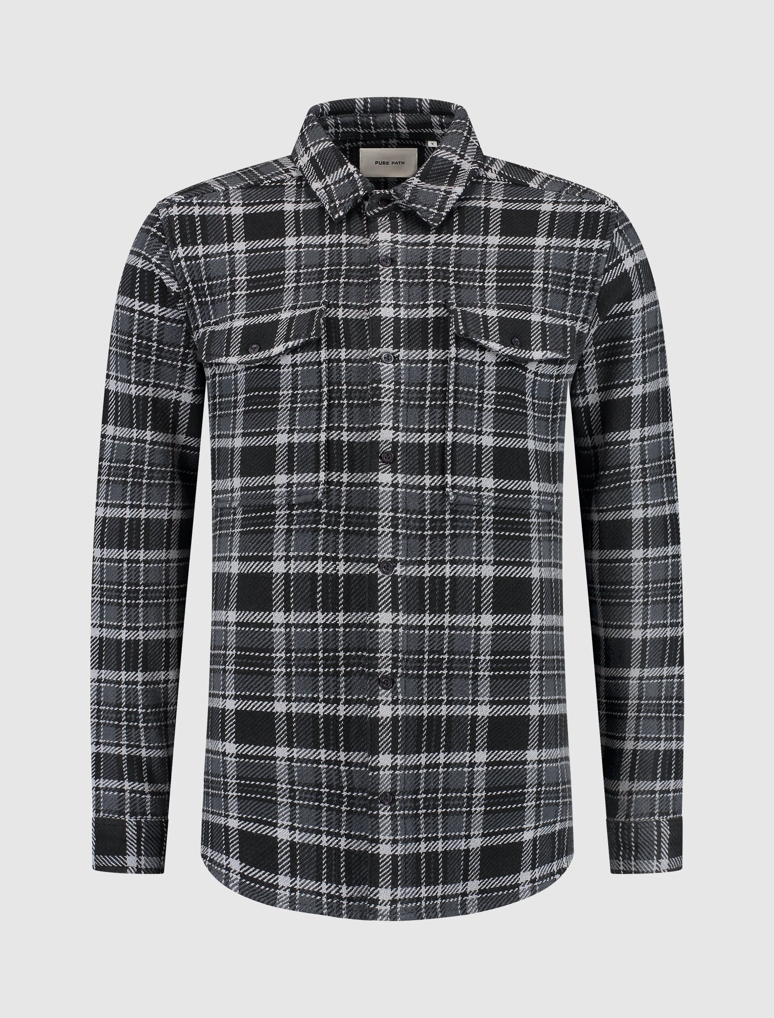 Heavy Twill Checked Shirt | Antra