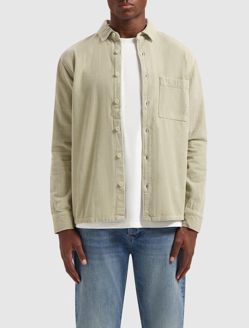 Corduroy Overshirt | Light Army