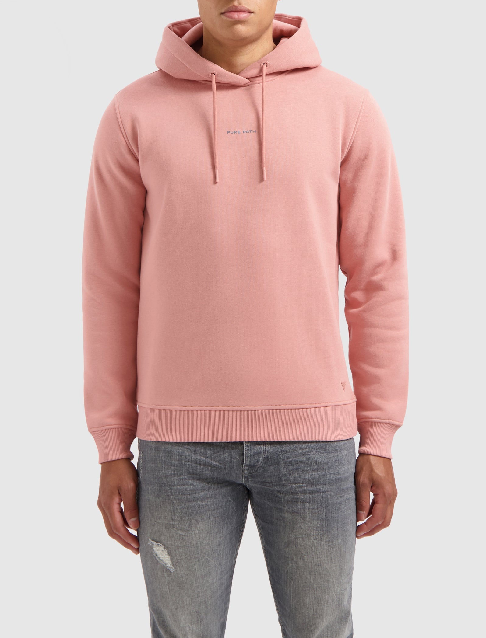 Essential Logo Hoodie Dark Peach Pure Path