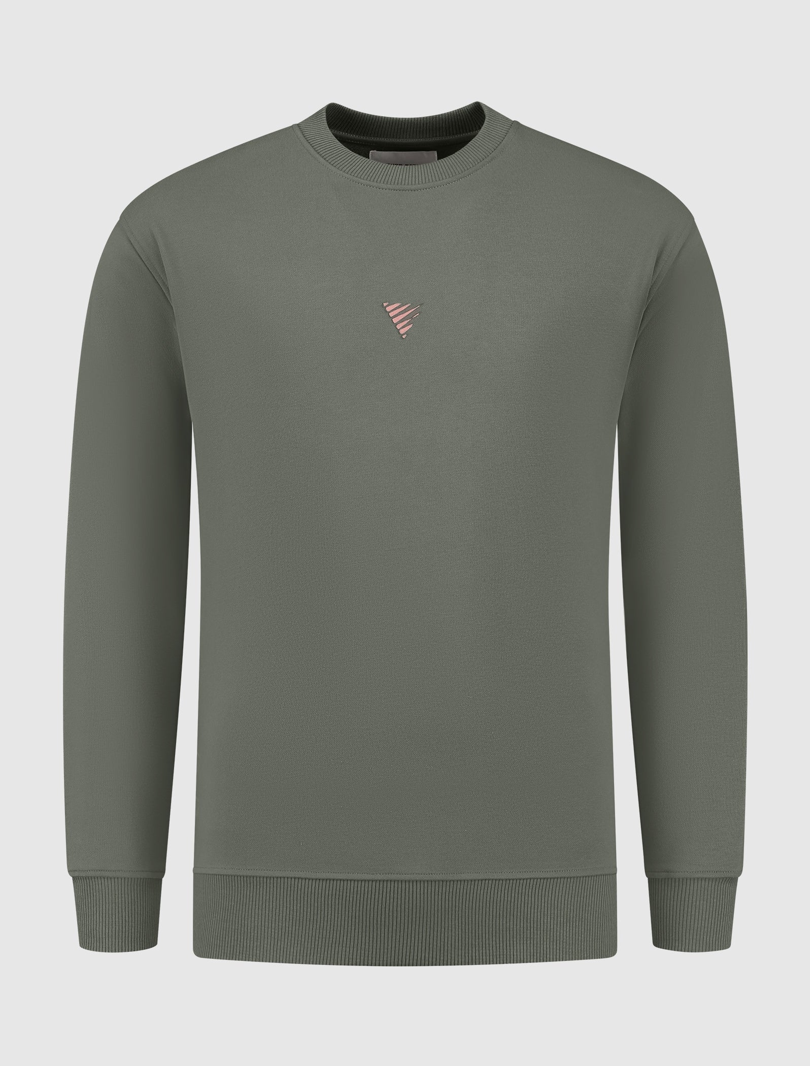 Blurred Wordmark Sweater | Army Green