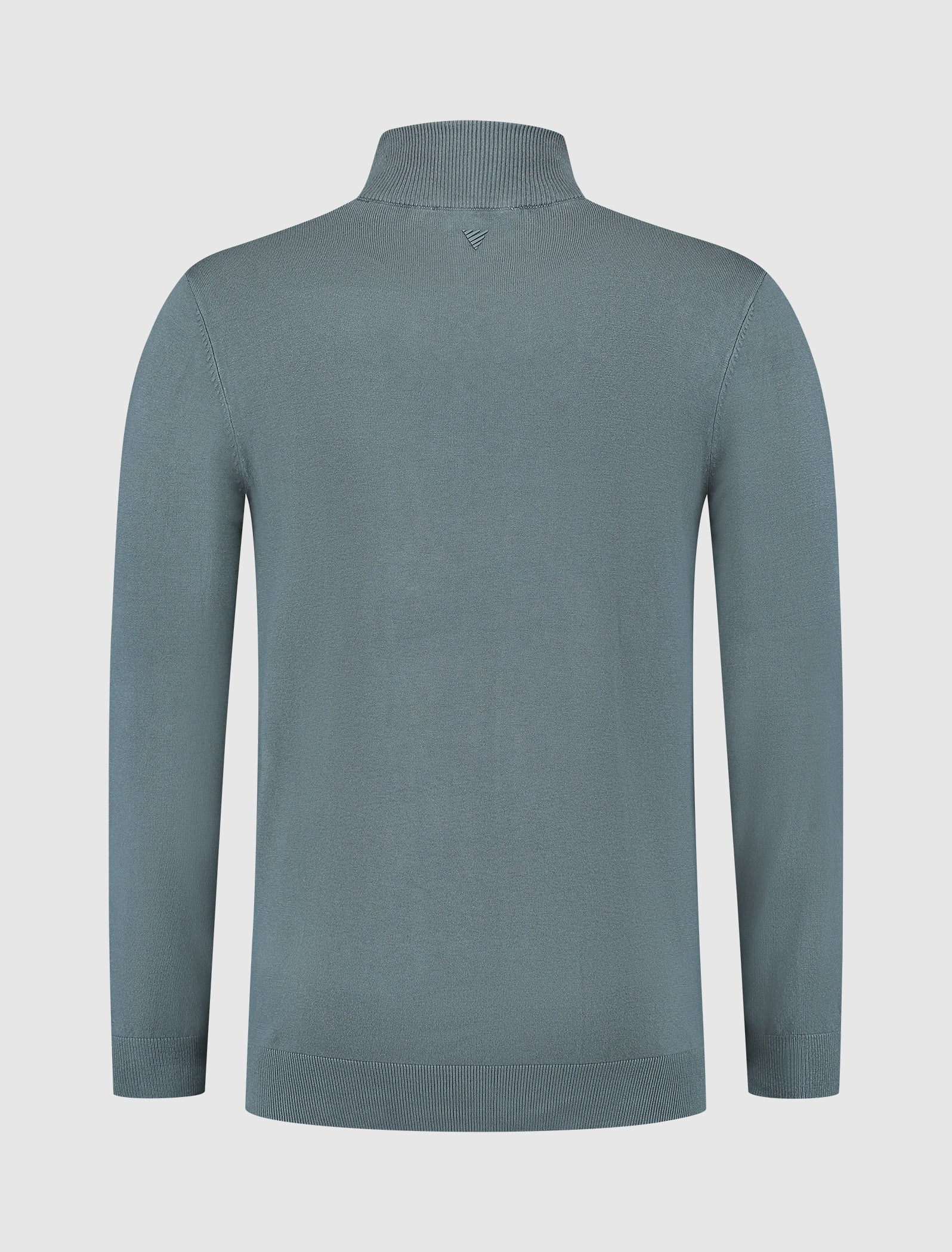 Essential Knitwear Mockneck Sweater | Blue