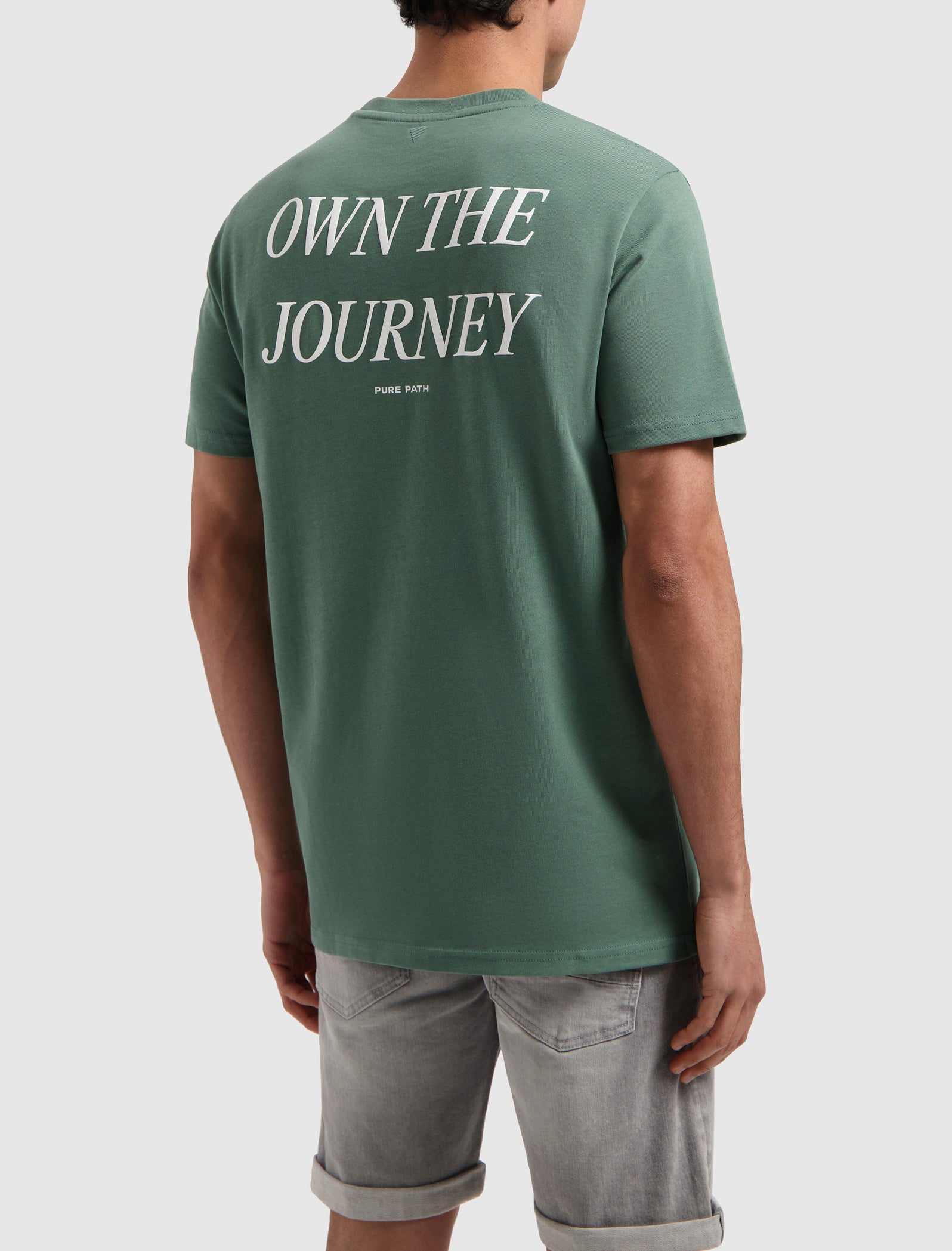 Own The Journey T-shirt | Faded Green