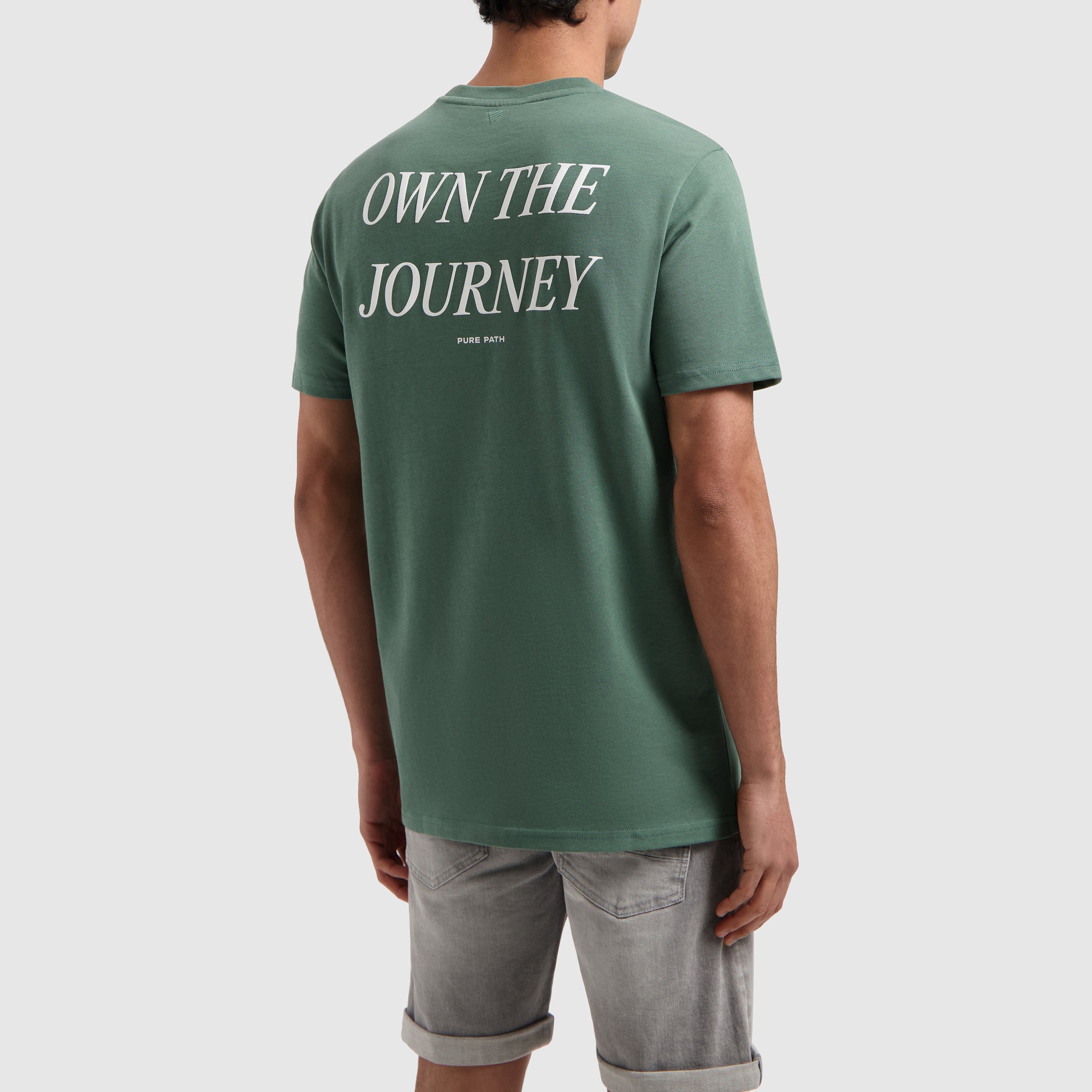 Own The Journey T-shirt | Faded Green