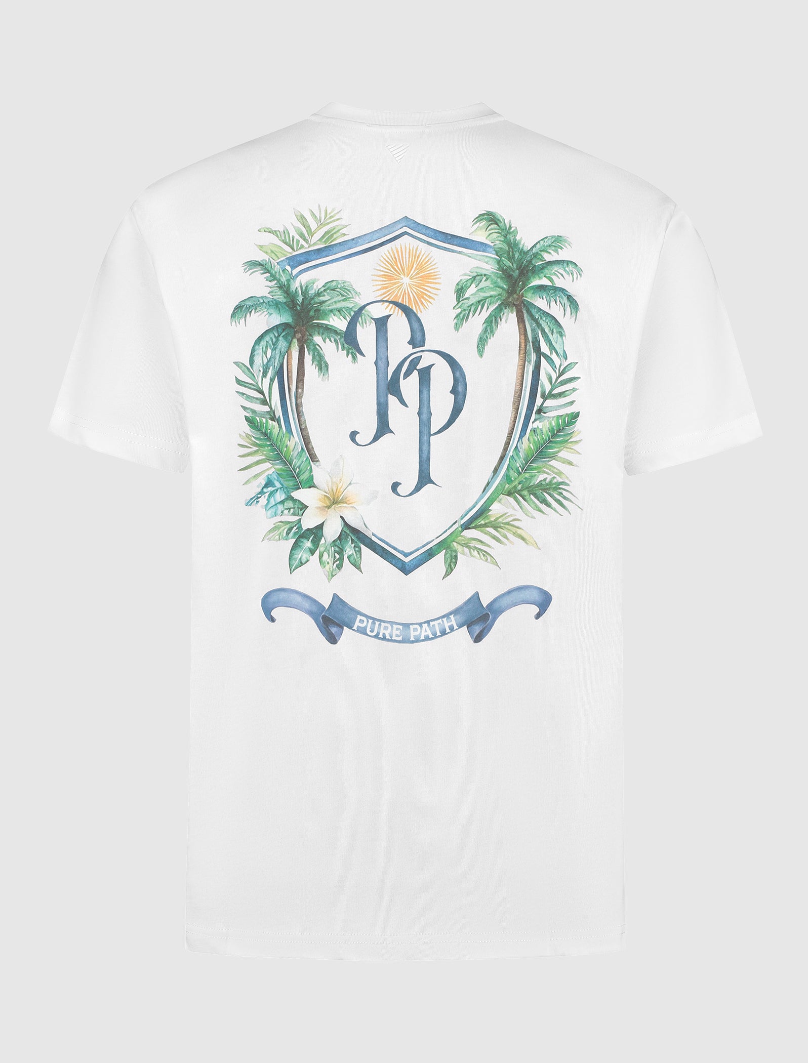 Tropical Crest T-shirt | White