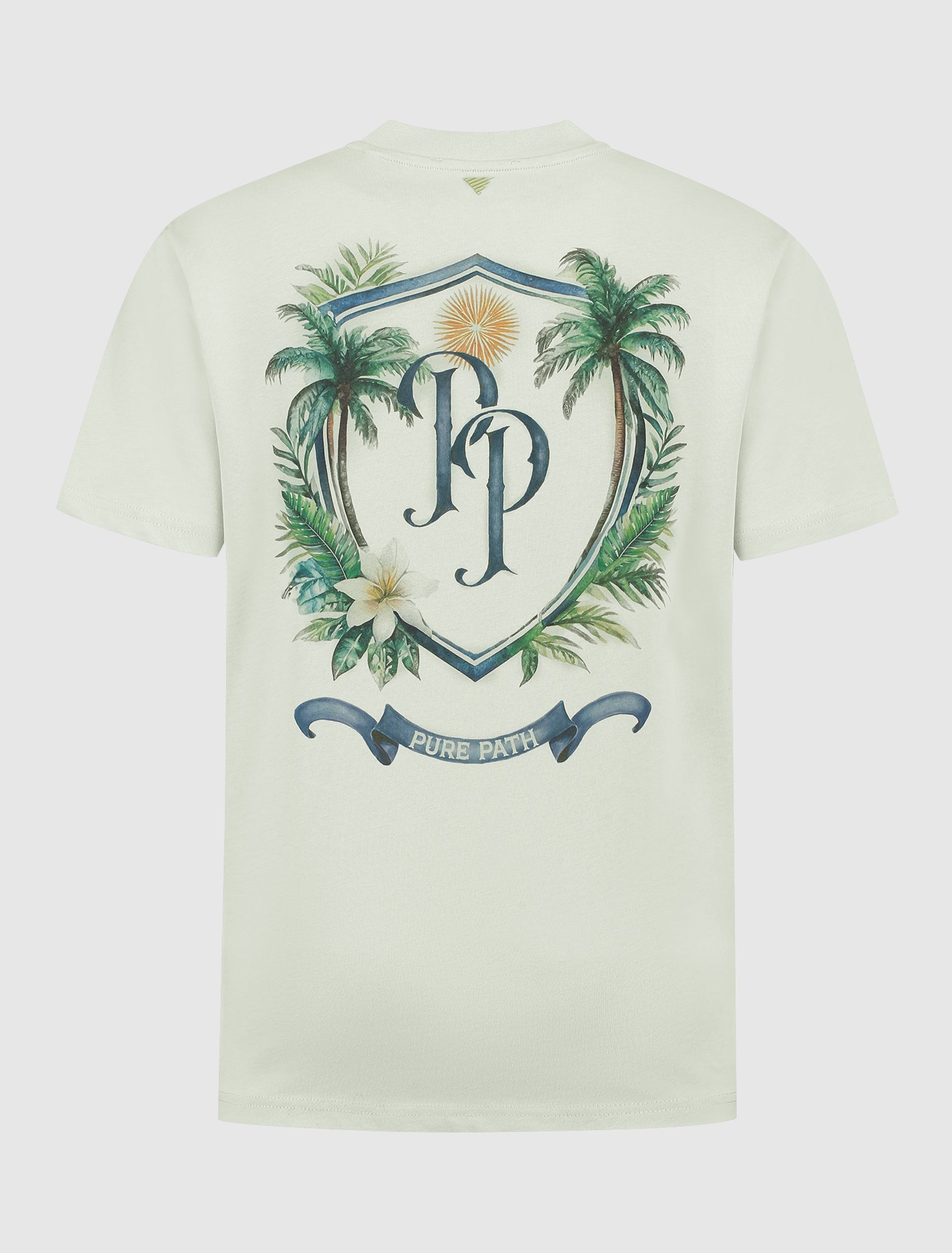 Tropical Crest T-shirt | Light Green