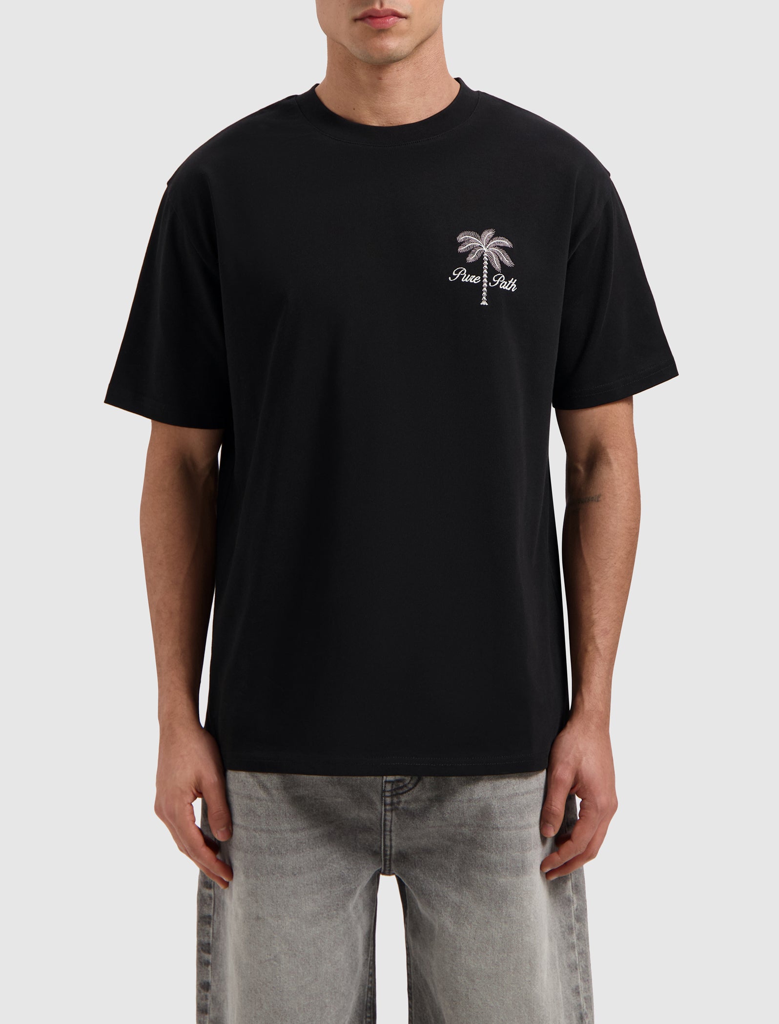 Stitched Paradise T-shirt | Black