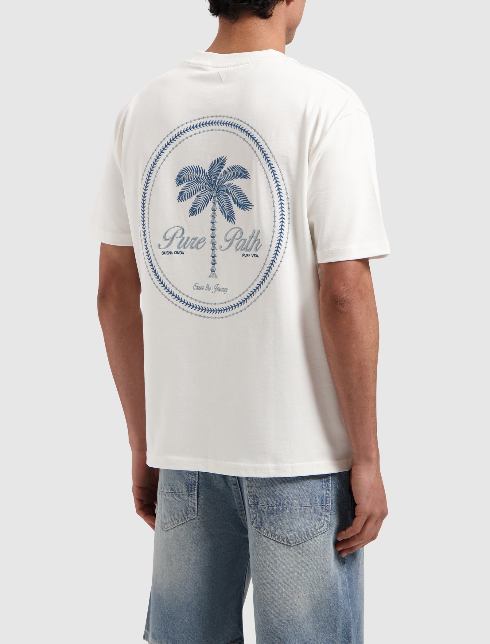 Stitched Paradise T-shirt | Off White