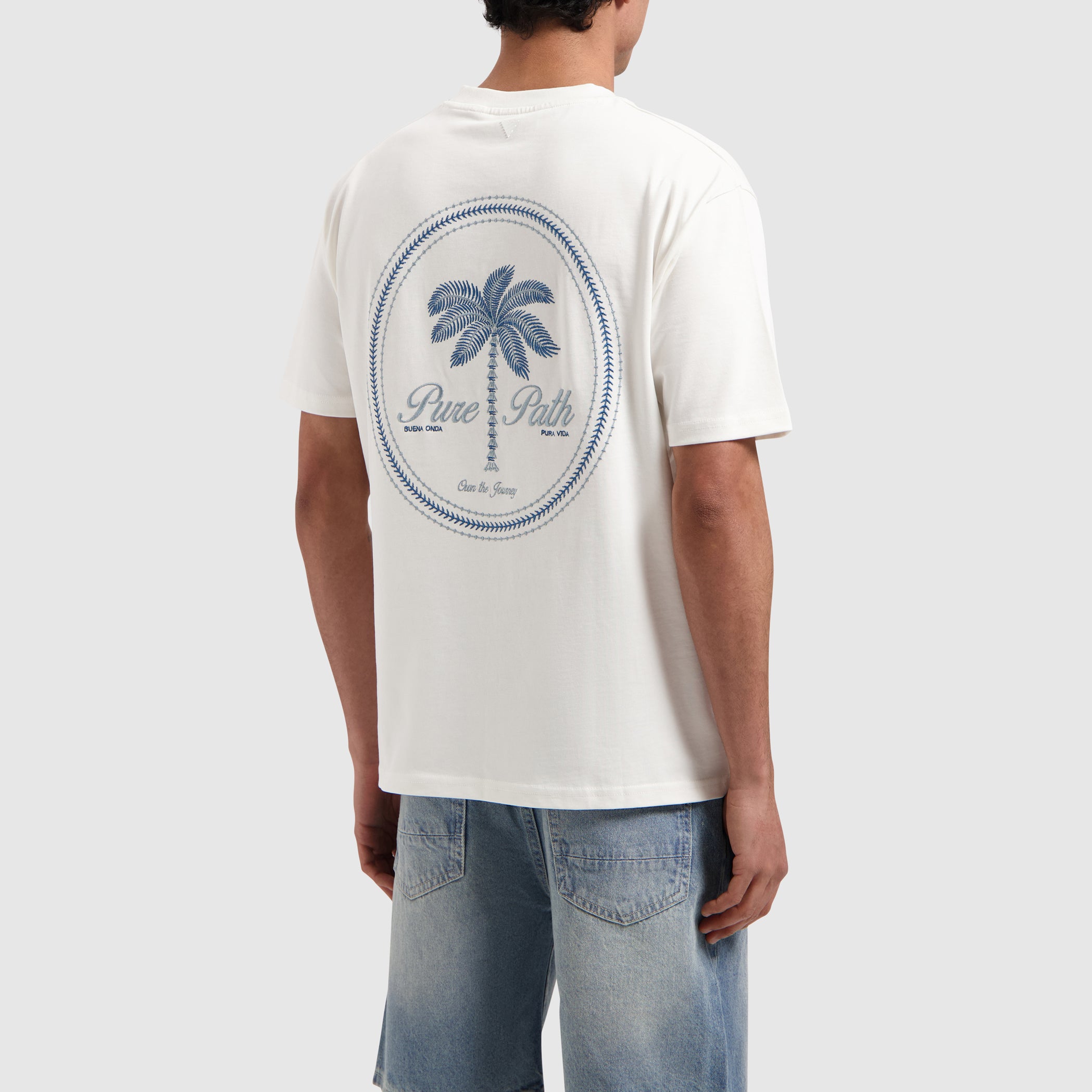 Stitched Paradise T-shirt | Off White