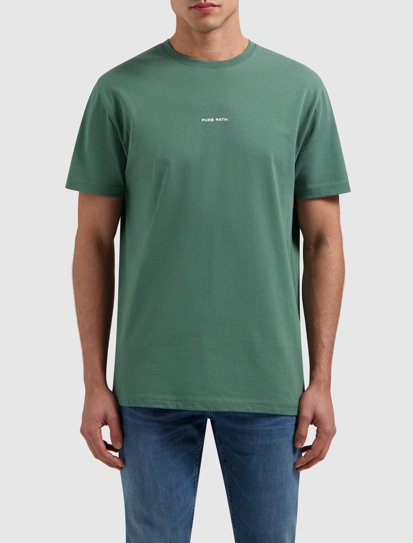 Essential Logo T-shirt | Faded Green