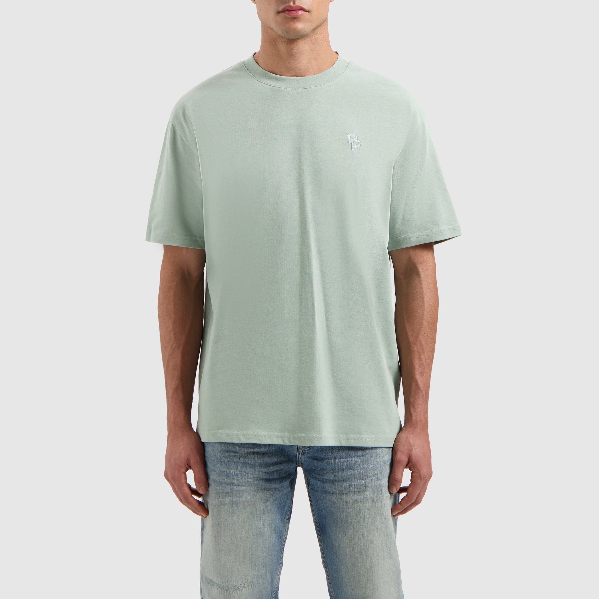 Essential Initials T-shirt | Army Green