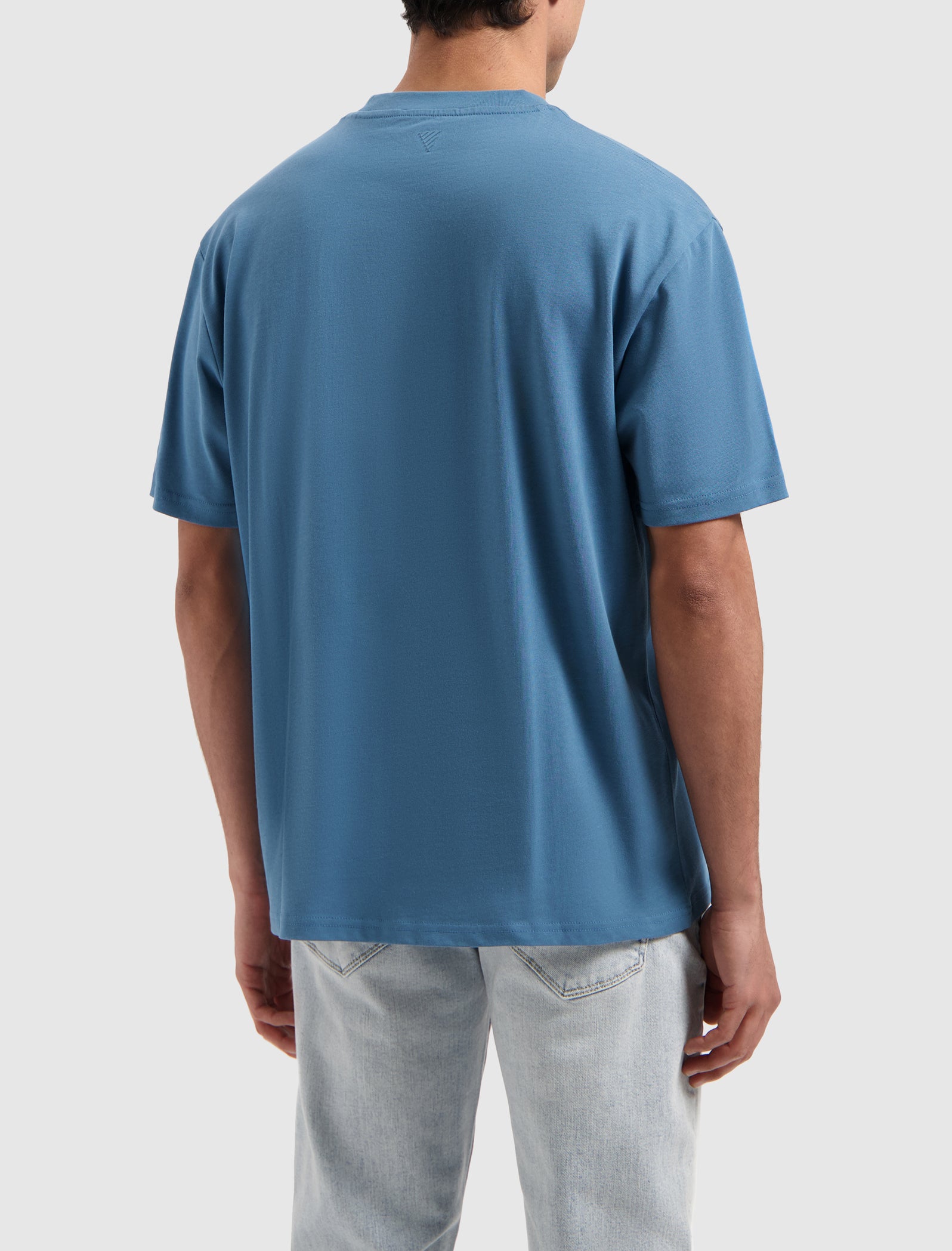 Essential Initials T-shirt | Mid Blue