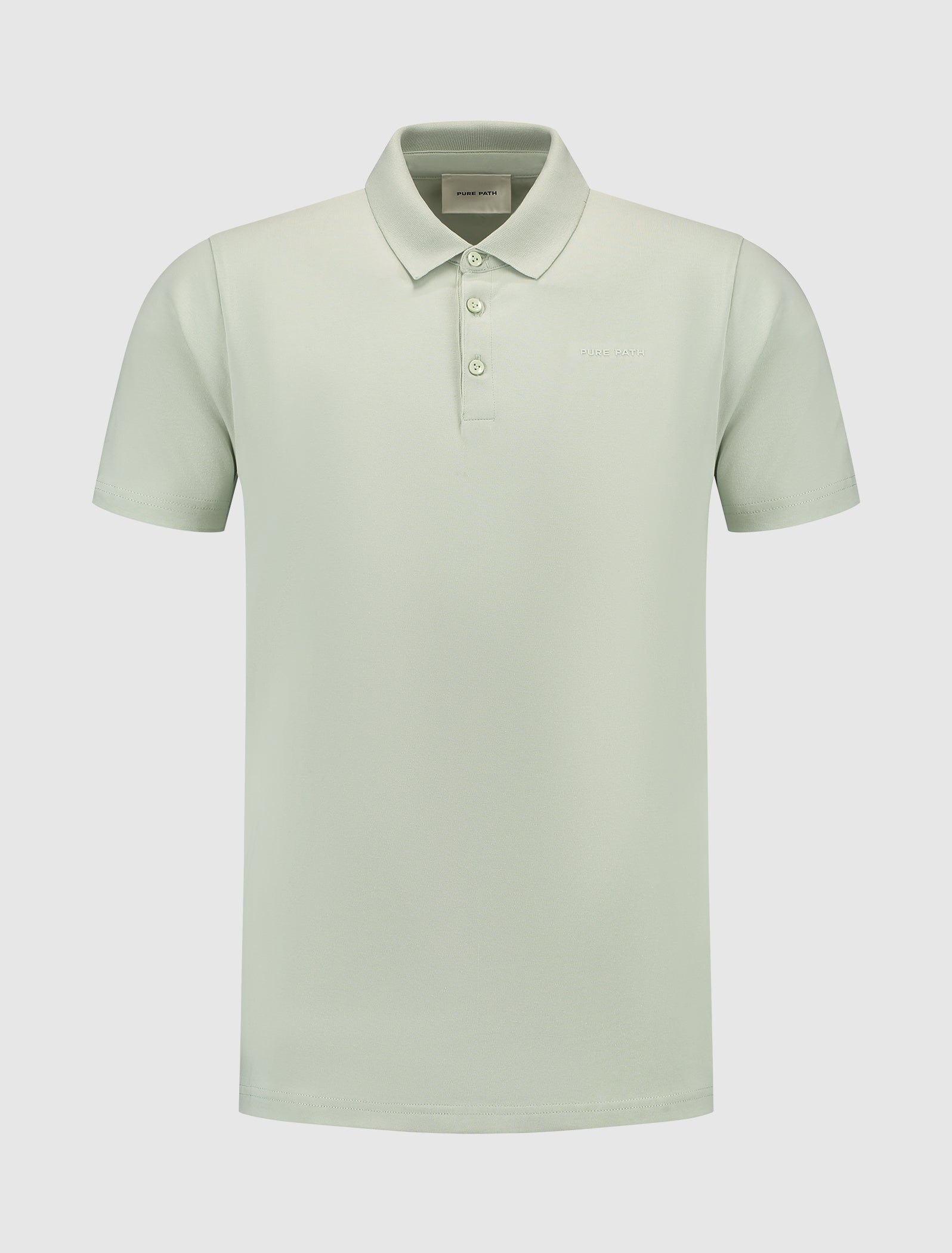 Essential Wordmark Polo | Light Green