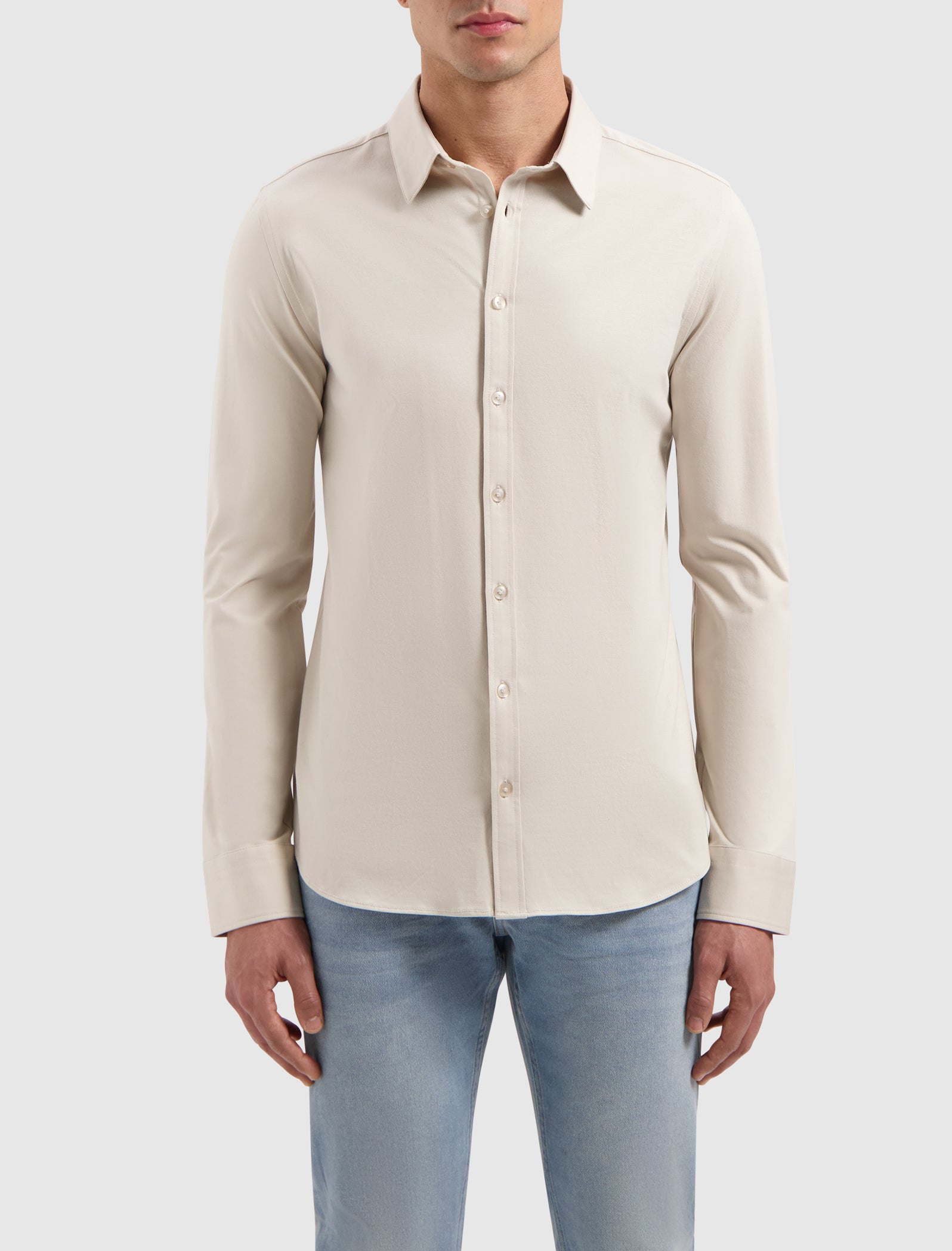 Essential Jersey Shirt | Sand