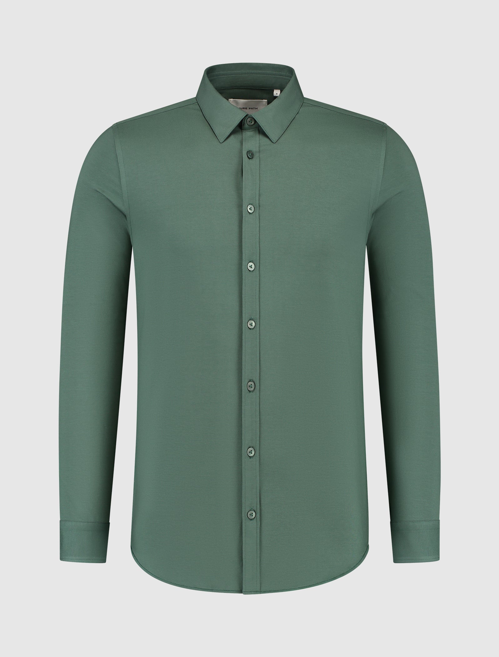 Essential Jersey Shirt | Faded Green