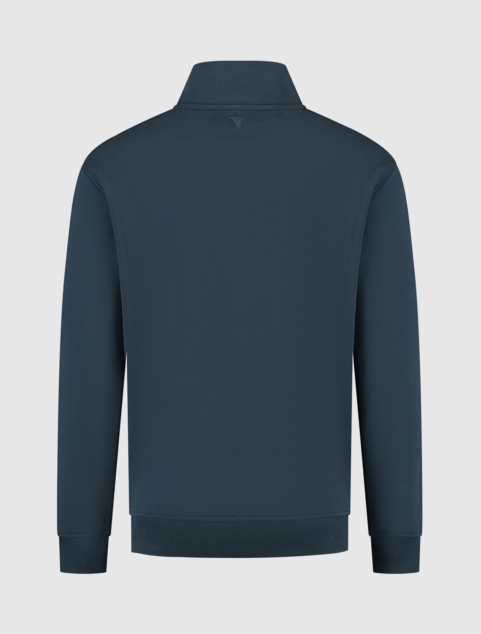 Embroidery Half-zip Sweater | Navy