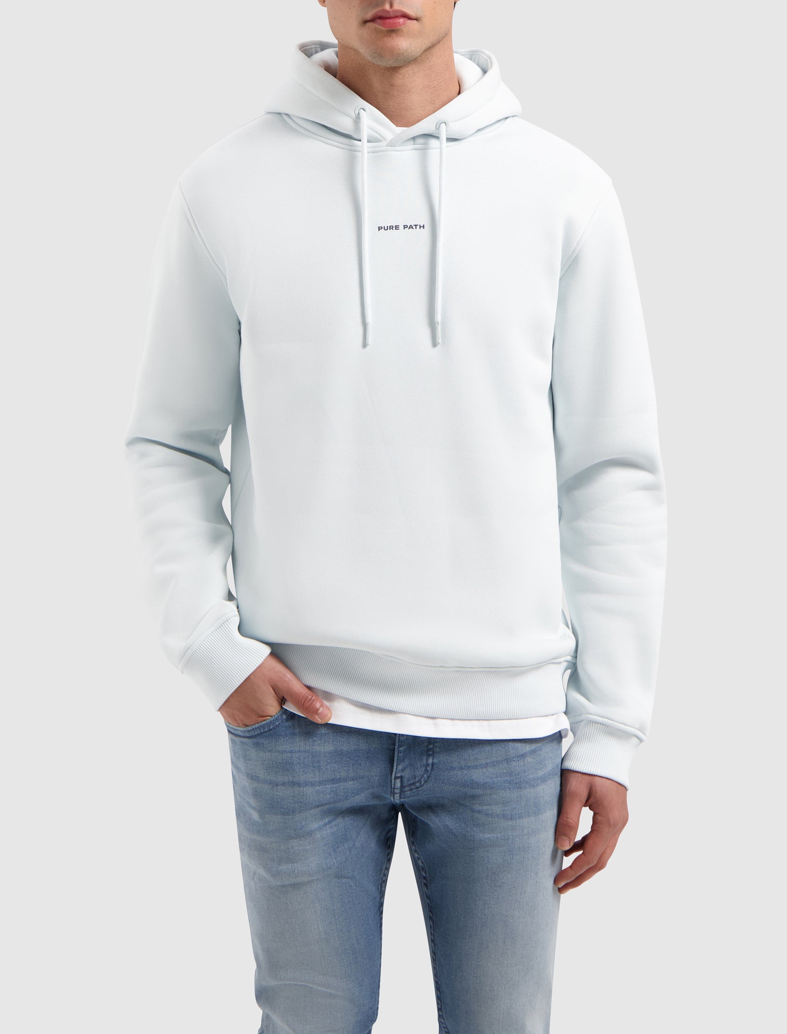 Essential Logo Hoodie | Light Blue