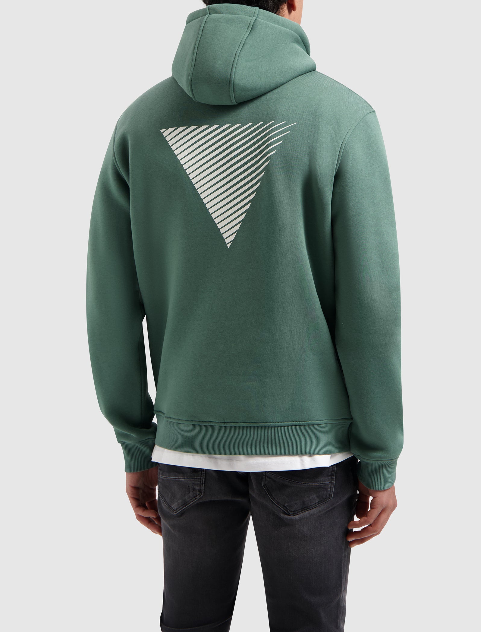 Essential Logo Hoodie | Faded Green