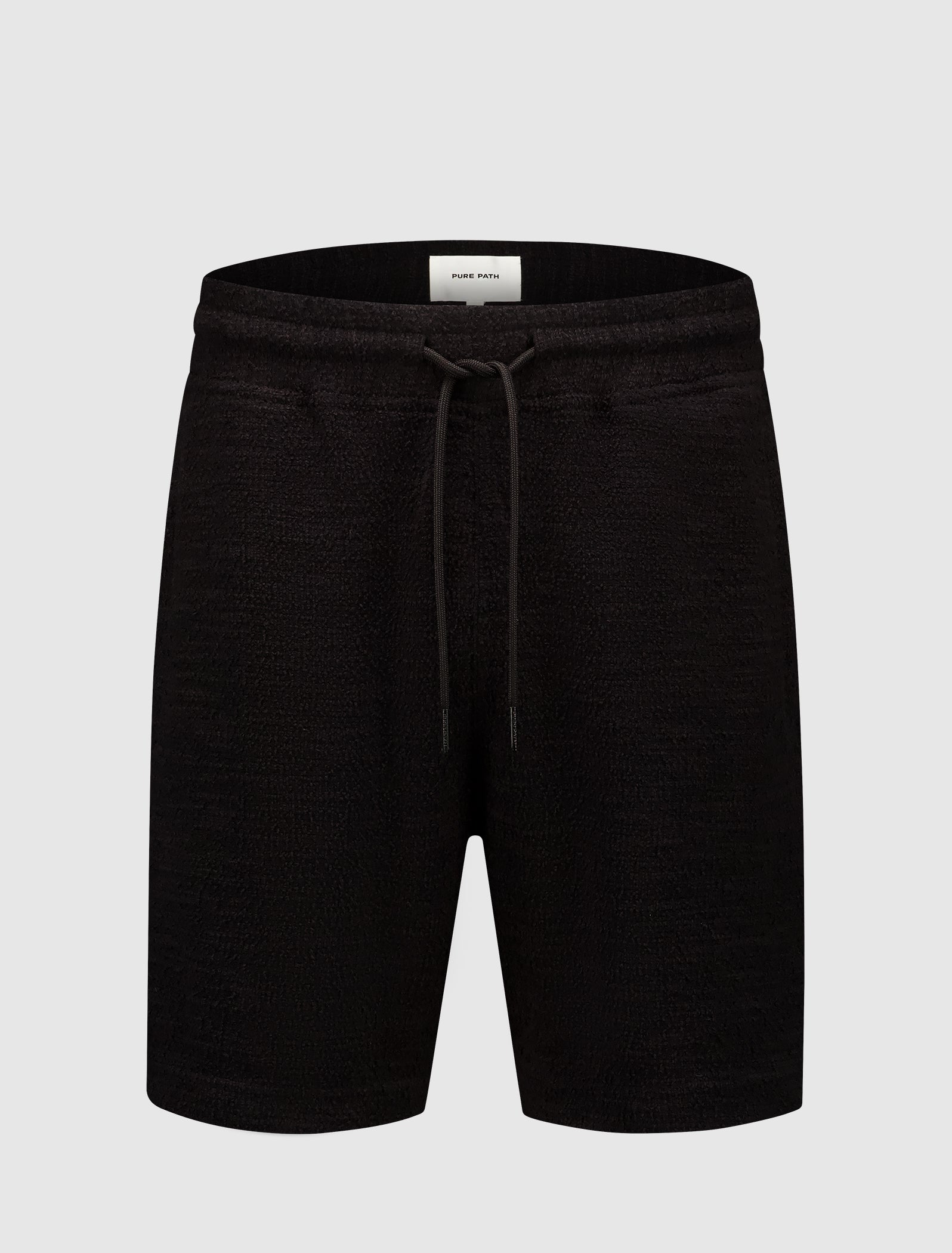 Bouclé Shorts | Black