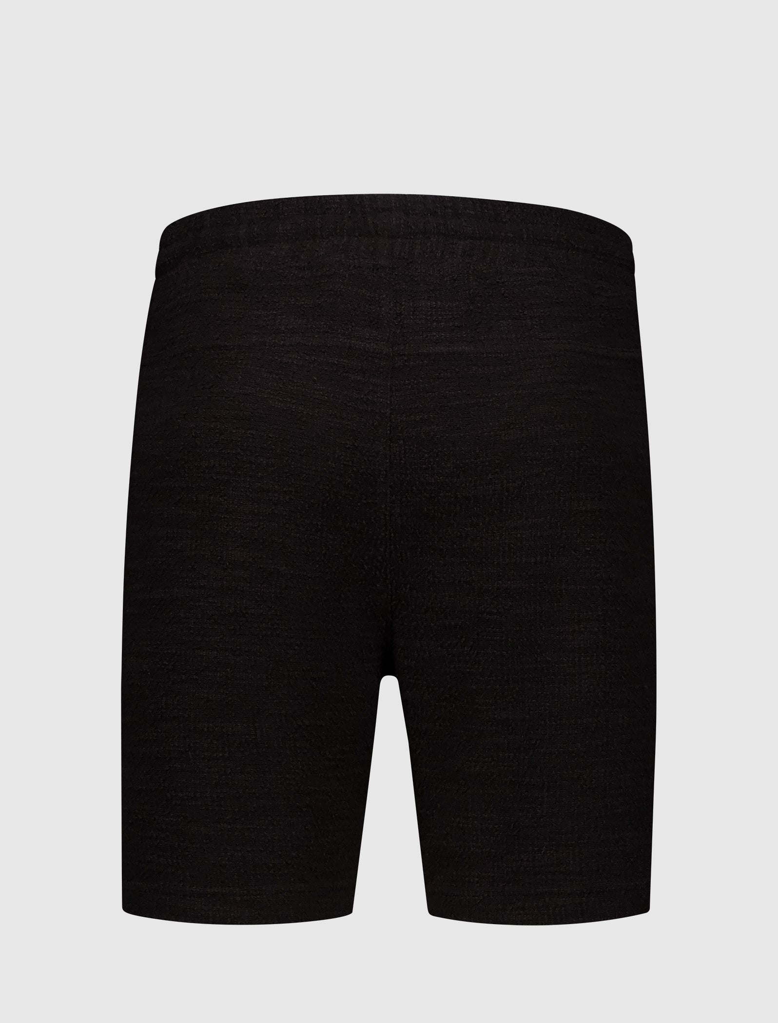 Bouclé Shorts | Black