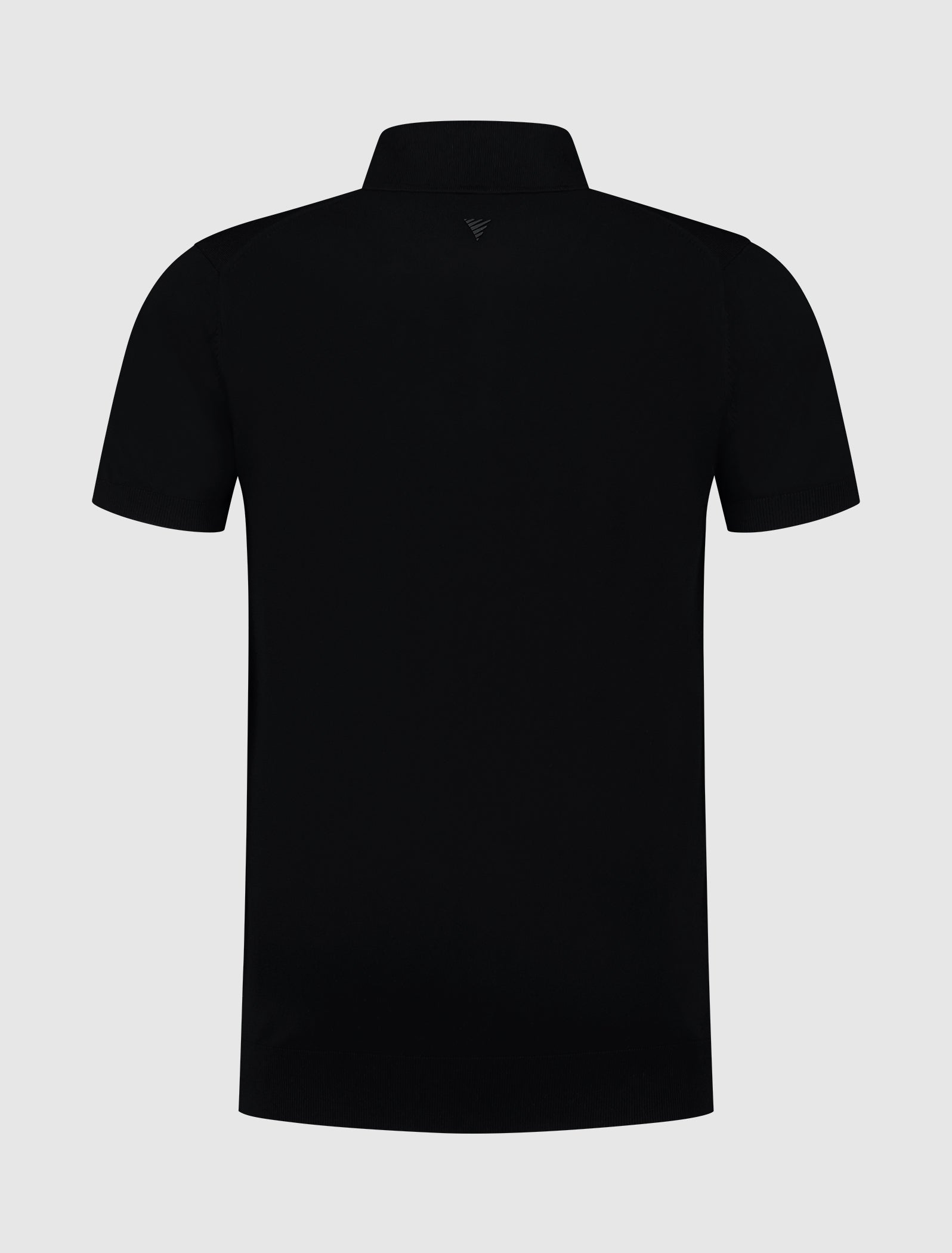 Half-zip Knitwear Polo | Black