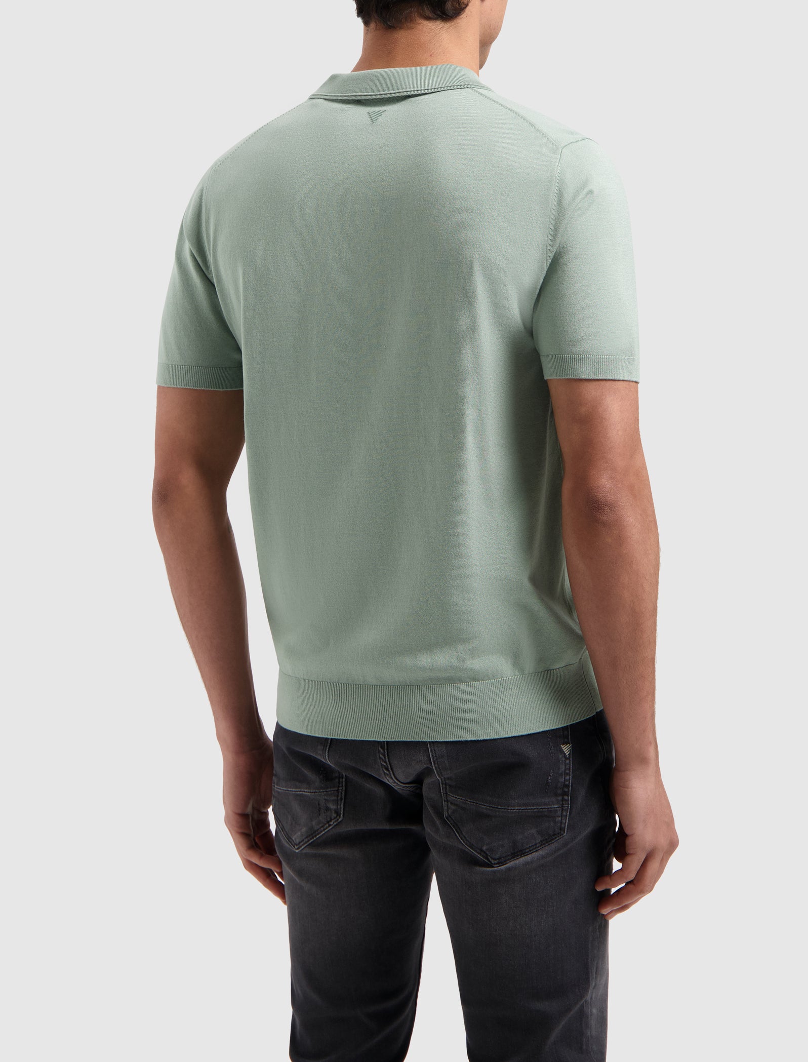 Half-zip Knitwear Polo | Army Green