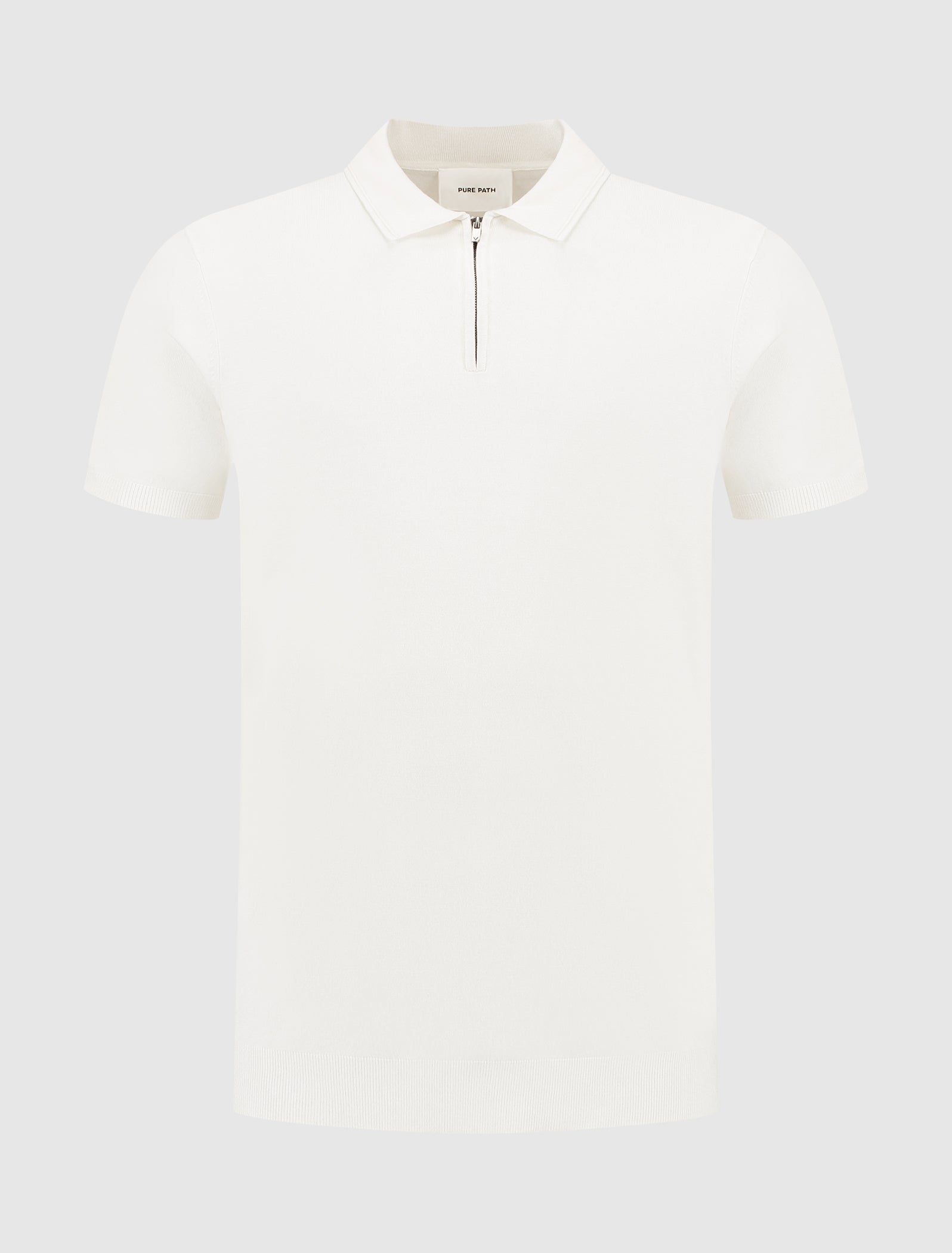 Half-zip Knitwear Polo | Off White