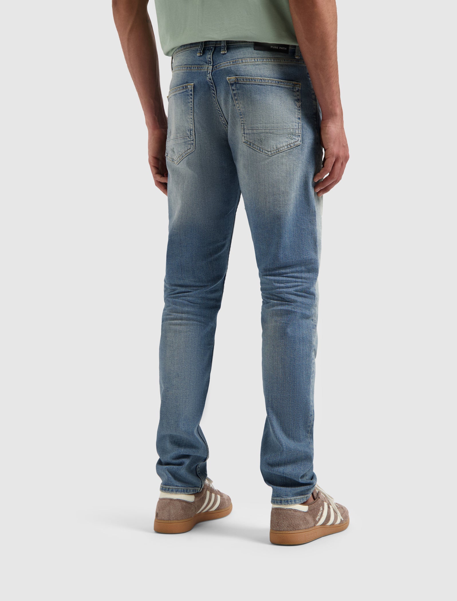 The Ryan Slim Fit Jeans | Denim Blue Green