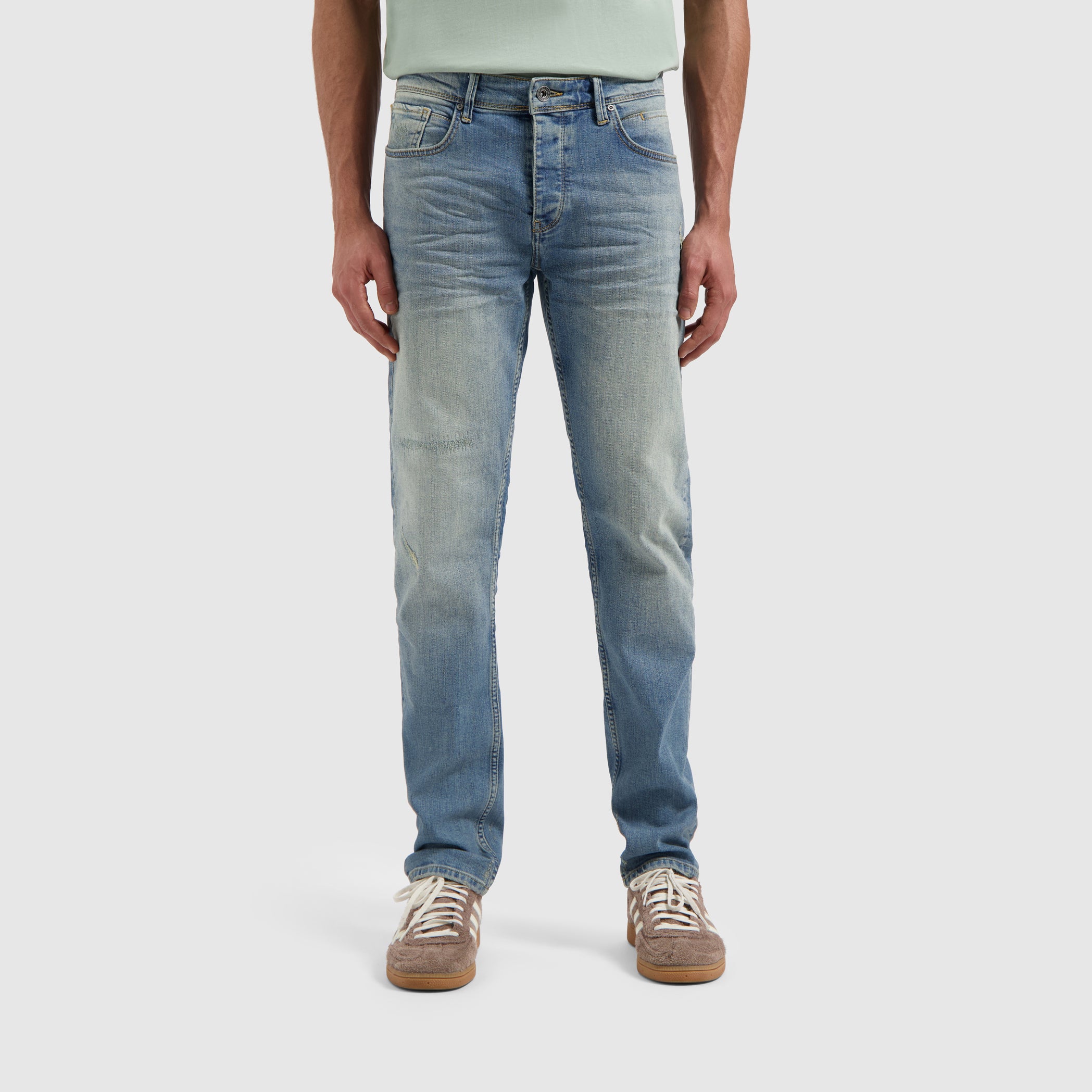 The Ryan Slim Fit Jeans | Denim Blue Green