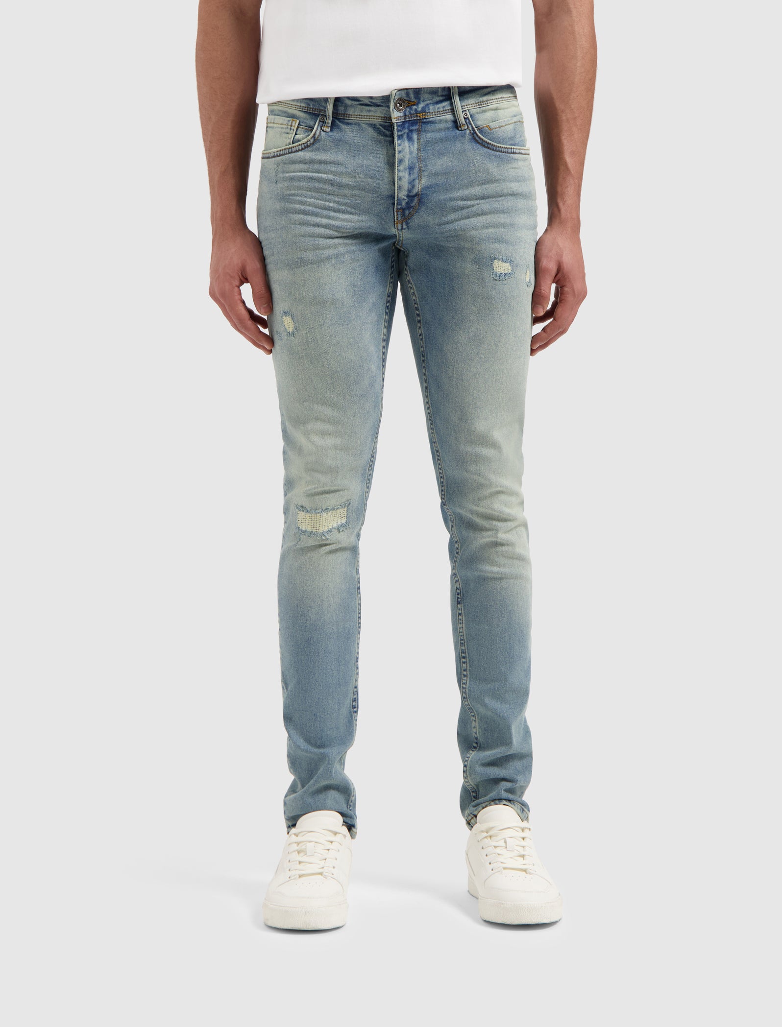 The Jone Skinny Fit Jeans | Denim Blue Green