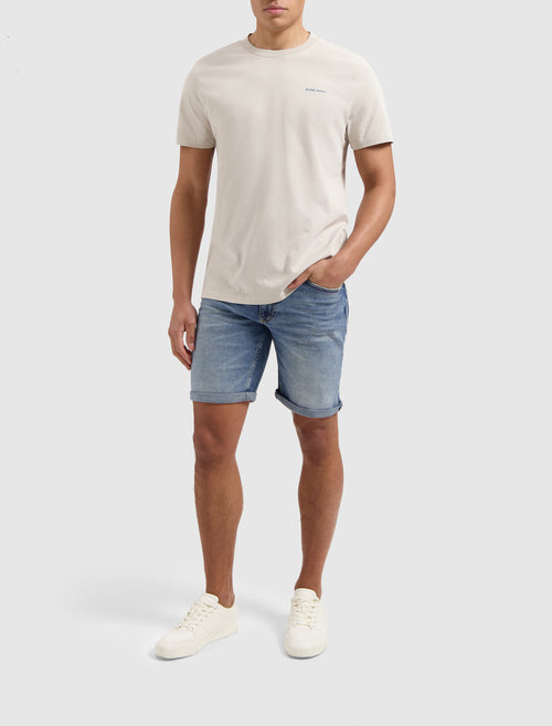 The Miles Slim Fit Shorts | Denim Mid Blue