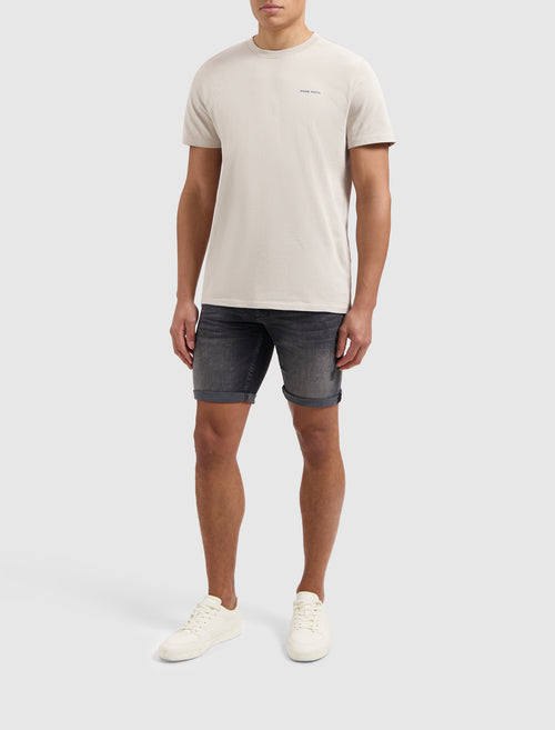 The Steve Skinny Fit Shorts | Denim Dark Grey