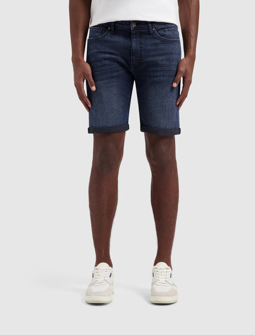 The Miles Slim fit shorts | Denim Dark Blue
