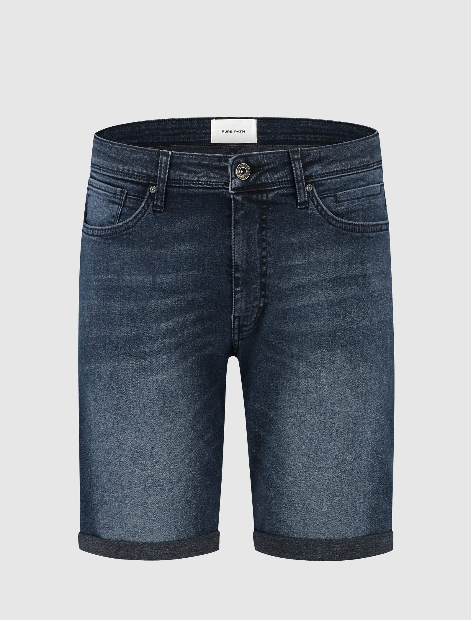 The Miles Slim fit shorts | Denim Dark Grey