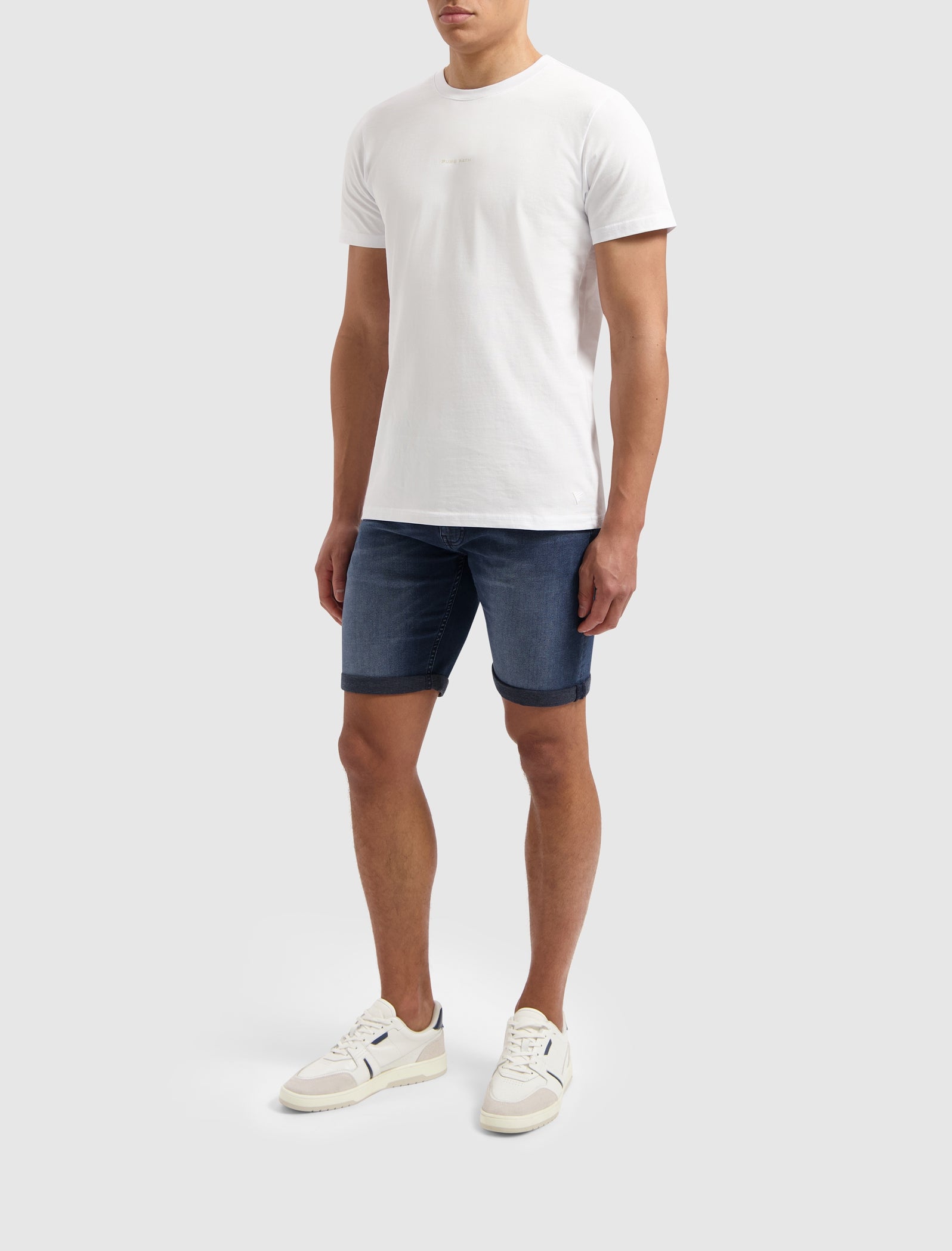 The Miles Slim fit shorts | Denim Dark Grey