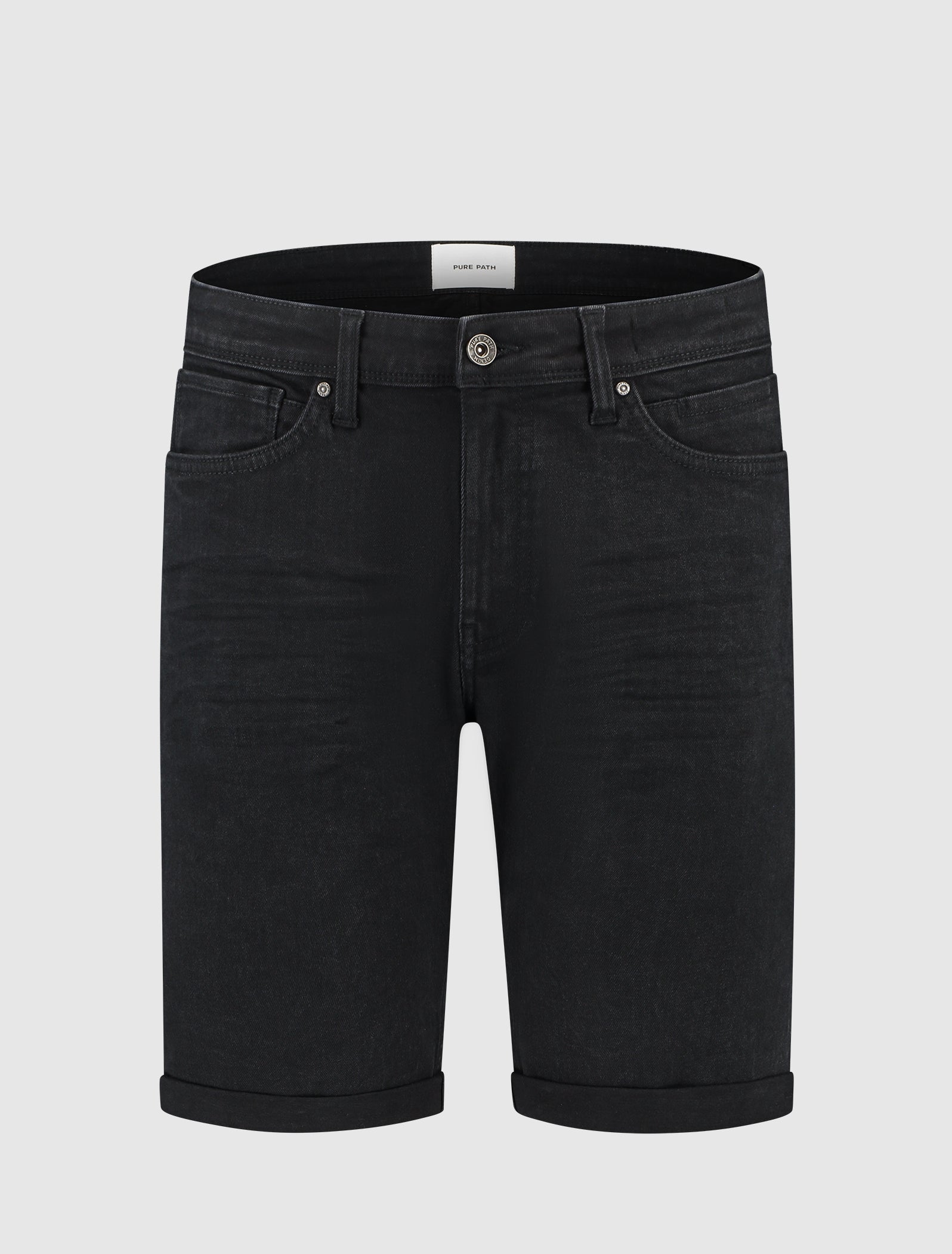 The Miles Slim fit shorts | Denim Dark Grey